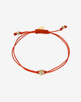 14K Gold Button Fortune Bracelet