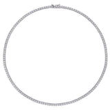 12.5 CT DEW Lab-Created Moissanite Tennis Necklace