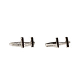 Aretes de aro Taylor con zirconias cúbicas
