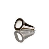 Black Enamel Pinky Ring