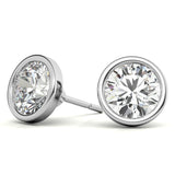2.00 or 3.00 CTW Lab-Grown Diamond Stud Earrings in 14K Gold