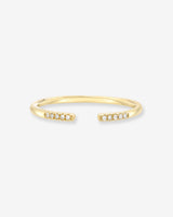 14K Gold Diamond Claw Ring