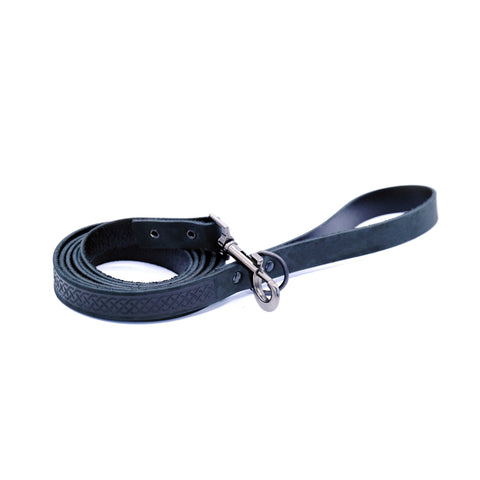 Celtic Sport Leather Dog Leash