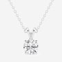 0.75 CTW Lab-Grown Diamond Pendant in 14K Gold-Plated Silver, photo 1