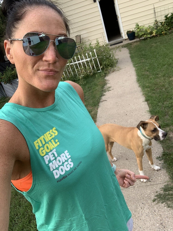 Fitness Goal: Pet More Dogs Sleeveless Tank