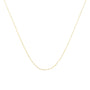 0.5mm Slender and Dainty Fine Rope Chain Necklace in 10K Gold, photo 3