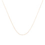 0.5mm Slender and Dainty Fine Rope Chain Necklace in 10K Gold, photo 1