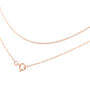 0.5mm Slender and Dainty Fine Rope Chain Necklace in 10K Gold, photo 10