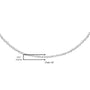 0.5mm Slender and Dainty Fine Rope Chain Necklace in 10K Gold, photo 19