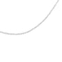 0.5mm Slender and Dainty Fine Rope Chain Necklace in 10K Gold, photo 14