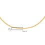 0.5mm Slender and Dainty Fine Rope Chain Necklace in 10K Gold, photo 23