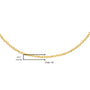 0.5mm Slender and Dainty Fine Rope Chain Necklace in 10K Gold, photo 24