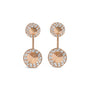 1 Ct. T.W. Diamond Double Cone Jacket Stud Earrings in 14K Rose Gold, photo 2