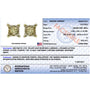 1/4 Ct. T.W. IGI Certified Princess-Cut Diamond Solitaire Stud Earrings in 14K Yellow Gold, photo 5