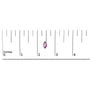 1/2 Ct. T.W. Created Pink Ruby Gemstone Solitaire Stud Earrings in Sterling Silver, photo 5