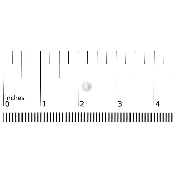 7-7.5mm Cultured Freshwater Pearl Solitaire Stud Earrings in Sterling Silver, photo 11