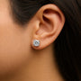 Round Lab-Grown Diamond Solitaire Stud Earrings with Push Backs in 14K Gold, photo 18