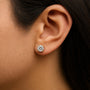 Round Lab-Grown Diamond Solitaire Stud Earrings with Push Backs in 14K Gold, photo 17