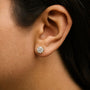 Round Lab-Grown Diamond Solitaire Stud Earrings with Push Backs in 14K Gold, photo 15
