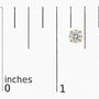 Round Lab-Grown Diamond Solitaire Stud Earrings with Push Backs in 14K Gold, photo 45