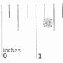 Round Lab-Grown Diamond Solitaire Stud Earrings with Push Backs in 14K Gold, photo 44