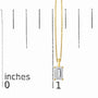 Lab-Grown Emerald-Cut Solitaire Diamond Pendant Necklace in 14K Gold, photo 15