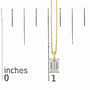 Lab-Grown Emerald-Cut Solitaire Diamond Pendant Necklace in 14K Gold, photo 13