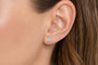 IGI Certified Lab-Grown Diamond Solitaire Stud Earrings in 14K Gold, photo 26