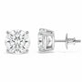 IGI Certified Lab-Grown Diamond Solitaire Stud Earrings in 14K Gold, photo 6