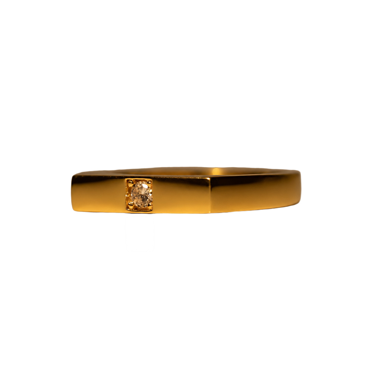 Agathe Cubic Zirconia Adjustable Ring, photo 1