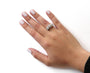 1 Ct. T.W. Diamond Starburst Ring Band in 10K Yellow Gold, photo 3
