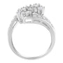 7/8 Ct. T.W. Diamond Cluster Ring Band in 14K White Gold, photo 4