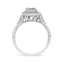 Anillo de cóctel Miracle-Set con diamantes redondos de 1/3 ct. p.t. en plata de ley, foto 4