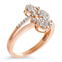 1/2 Ct. T.W. Diamond Scatter Composite Bypass Ring in Sterling Silver, photo 12