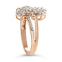 1/2 Ct. T.W. Diamond Scatter Composite Bypass Ring in Sterling Silver, photo 15