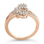1/2 Ct. T.W. Diamond Scatter Composite Bypass Ring in Sterling Silver, photo 18