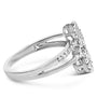 1/2 Ct. T.W. Diamond Scatter Composite Bypass Ring in Sterling Silver, photo 5