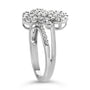1/2 Ct. T.W. Diamond Scatter Composite Bypass Ring in Sterling Silver, photo 14