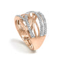 Diamond Accent Crossover Ring in Sterling Silver, photo 15