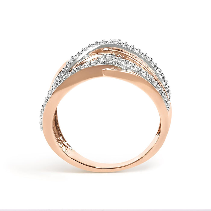 Diamond Accent Crossover Ring in Sterling Silver, photo 18