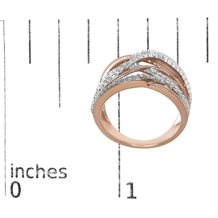 Diamond Accent Crossover Ring in Sterling Silver, photo 21