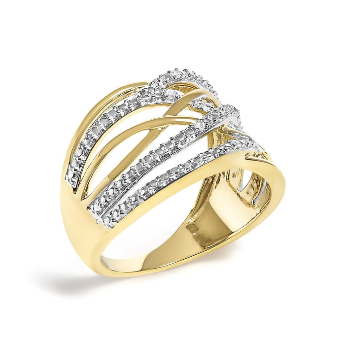 Diamond Accent Crossover Ring in Sterling Silver, photo 11