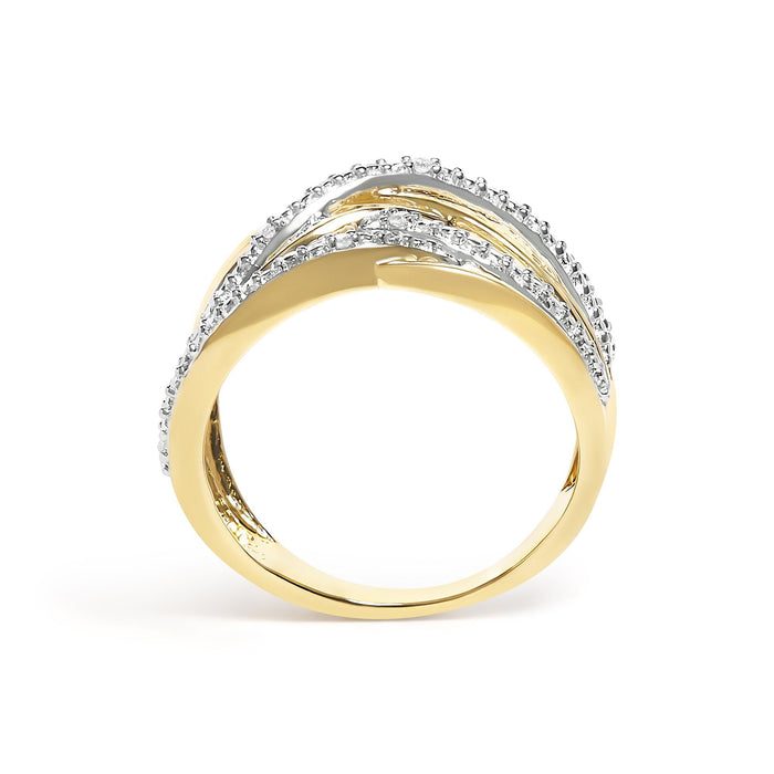 Diamond Accent Crossover Ring in Sterling Silver, photo 17