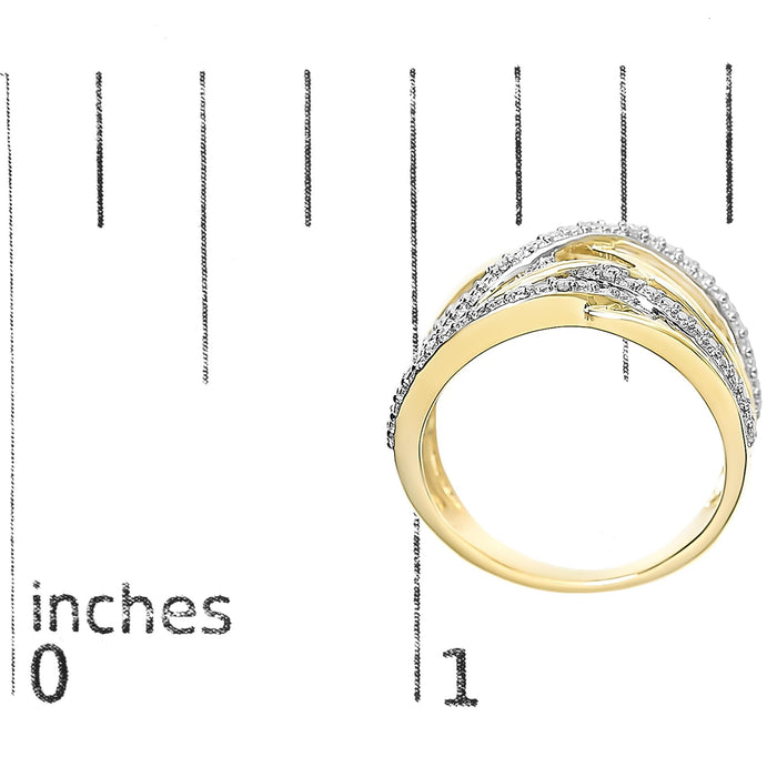 Diamond Accent Crossover Ring in Sterling Silver, photo 20