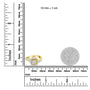 Anillo de cóctel con diamantes de 5/8 ct. p.t. en oro amarillo de 10K, foto 7