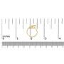 1/10 Ct. T.W. Diamond Crescent Moon Ring in 10K Yellow Gold, photo 7