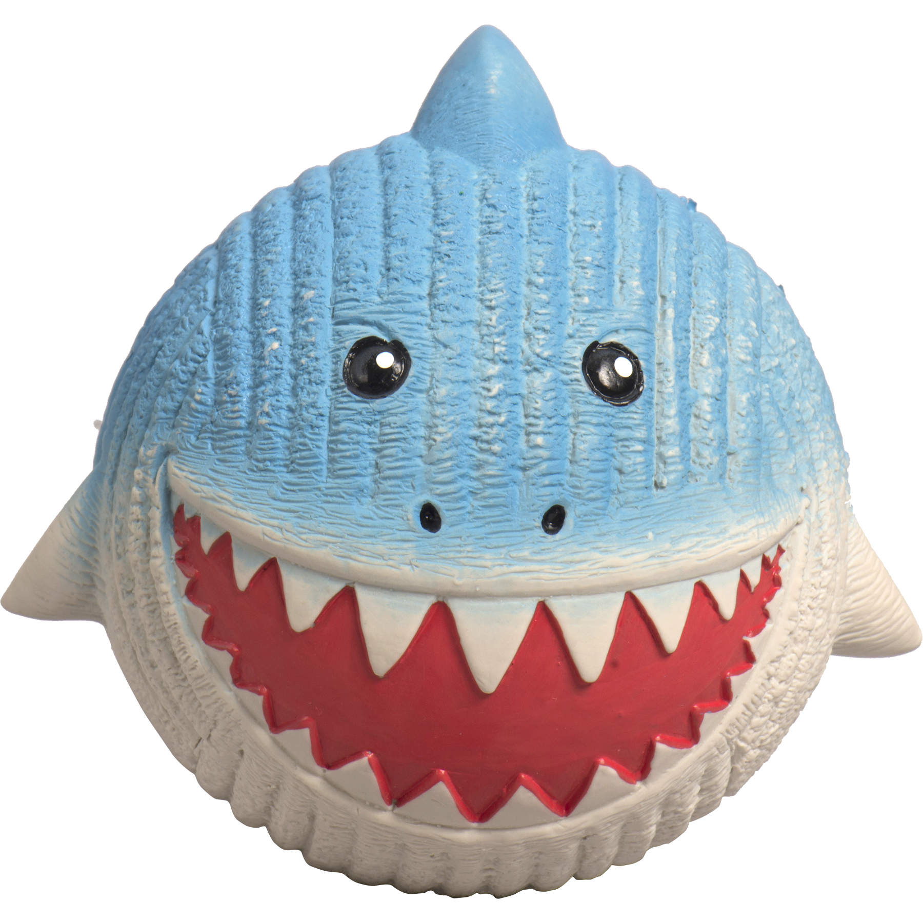 Finn the Shark Ruff-Tex, pelota de látex para perro, tamaño grande