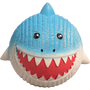 Finn the Shark Ruff-Tex, pelota de látex para perro, tamaño grande