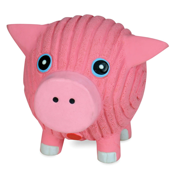Hamlet Pig Ruff-Tex Latex Ball Dog Toy, Large