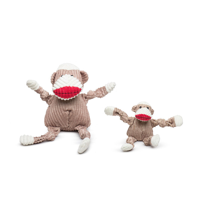 Stuey Sock Monkey Knottie, juguete de peluche para perro